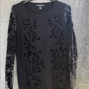 INC black long sleeve dress